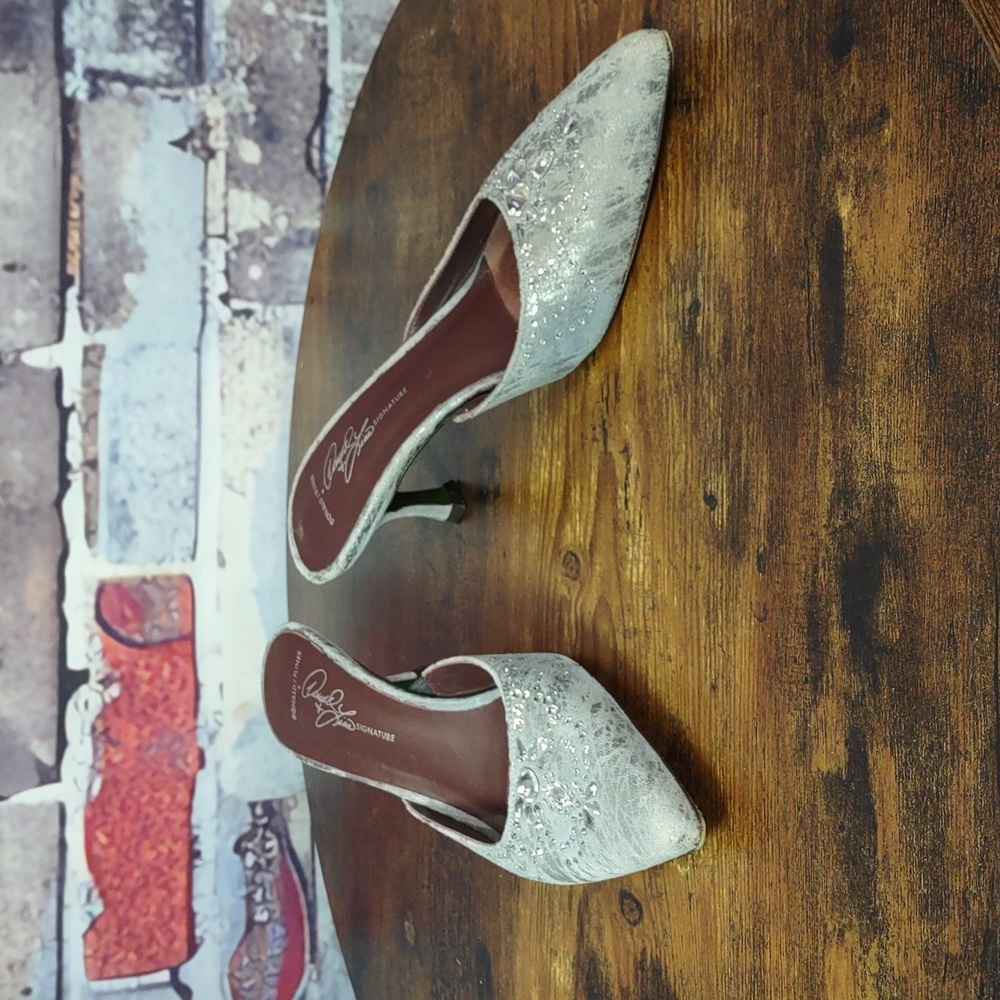 Donald & Lisa Signature by Donald J Pliner Embellished Leather Mule